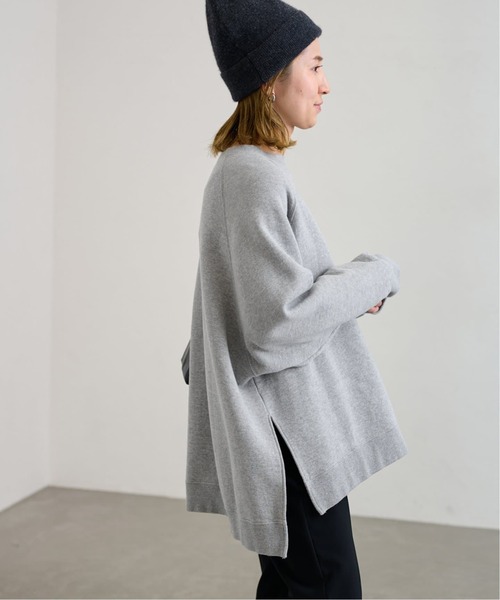 FRAMeWORK（フレームワーク）の「≪WEB限定 / 追加≫ラグランポンチョスエット 2（スウェット・レディース・スミクロ/グレー/ベージュ・FREE）」の18枚目の写真