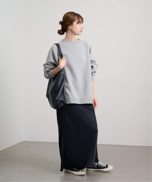 FRAMeWORK（フレームワーク）の「≪WEB限定 / 追加≫ラグランポンチョスエット 2（スウェット・レディース・グレー/ベージュ/スミクロ・FREE）」の15枚目の写真