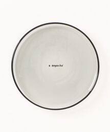 a.depeche（アデペシュ）の「【a.depeche:アデペシュ】プレート 皿　おしゃれなギフトに最適！　noon plate S GY（食器）」