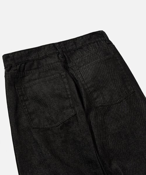 VASTIC(バスティック)の「フロントポケットアンウォッシュドデニムパンツ_ブラック(デニムパンツ・メンズ・その他・LARGE/MEDIUM/X-LARGE)」の6枚目の写真