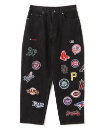 MLB | atmos x MLB All Teams Patch Denim Pants / アトモス x MLB チーム パッチ デニム パンツ【SP】(デニムパンツ)