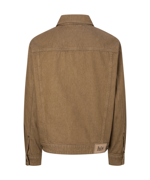 HAZZYS（ ヘジス）の「[HIS]ライトブラウンデニムジャケット（デニムジャケット・メンズ・その他・SMALL/MEDIUM/LARGE）」の2枚目の写真