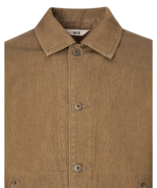 HAZZYS（ ヘジス）の「[HIS]ライトブラウンデニムジャケット（デニムジャケット・メンズ・その他・SMALL/MEDIUM/LARGE）」の5枚目の写真
