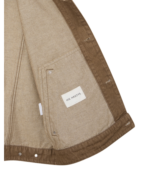 HAZZYS（ ヘジス）の「[HIS]ライトブラウンデニムジャケット（デニムジャケット・メンズ・その他・SMALL/MEDIUM/LARGE）」の7枚目の写真