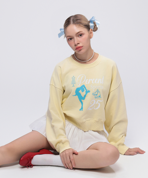 25PERCENTAGE(25パーセンテージ)の「25Pパーセントスポーツクロップスウェットシャツ25B41224YL(スウェット・レディース・その他・FREE)」の17枚目の写真