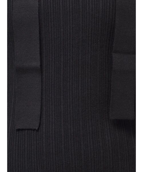 LAGUNAMOON(ラグナムーン)の「ボウタイアシンメトリーネックニットプルオーバー(ニット/セーター・レディース・アイボリー/ピンク/ブラック・FREE)」の15枚目の写真