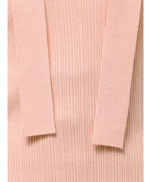 LAGUNAMOON(ラグナムーン)の「ボウタイアシンメトリーネックニットプルオーバー(ニット/セーター・レディース・アイボリー/ピンク/ブラック・FREE)」の16枚目の写真