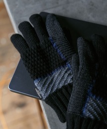 KATHARINE HAMNETT LONDON/キャサリンハムネットロンドン クレイジーパターン手袋（タッチパネル対応）KHM-3025