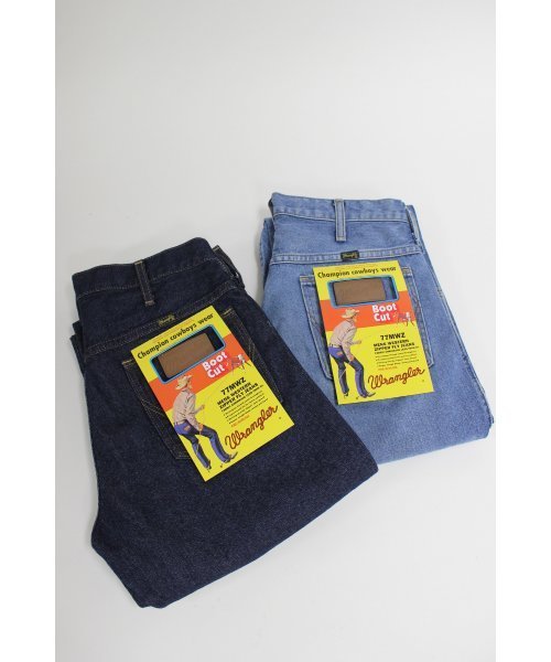 FRAMeWORK(フレームワーク)の「Wrangler 77MWZ ブーツカット ネイビー◆(デニムパンツ・レディース・ネイビー・27inch/28inch/26inch/29inch)」の2枚目の写真