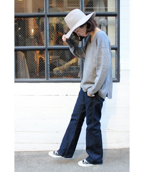 FRAMeWORK(フレームワーク)の「Wrangler 77MWZ ブーツカット ネイビー◆(デニムパンツ・レディース・ネイビー・27inch/28inch/26inch/29inch)」の4枚目の写真