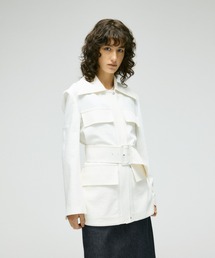 COLUMN（コラム）の「COLUMN / ベルトディティールミリタリージャケット＜PERMANENT＞（ブルゾン）」