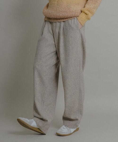 SENSE OF PLACE by URBAN RESEARCH(センスオブプレイスバイアーバンリサーチ)の「カラーネップワンタックバレルパンツ(その他パンツ・メンズ・ブラック/ライトベージュ/ダークブラウン・MEDIUM/LARGE)」の14枚目の写真