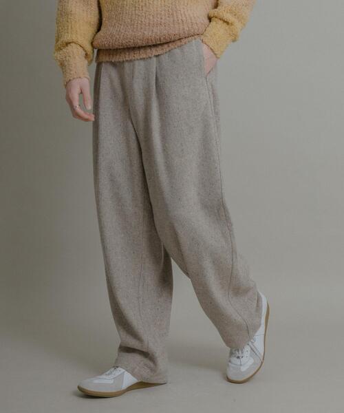 SENSE OF PLACE by URBAN RESEARCH(センスオブプレイスバイアーバンリサーチ)の「カラーネップワンタックバレルパンツ(その他パンツ・メンズ・ブラック/ライトベージュ/ダークブラウン・MEDIUM/LARGE)」の15枚目の写真