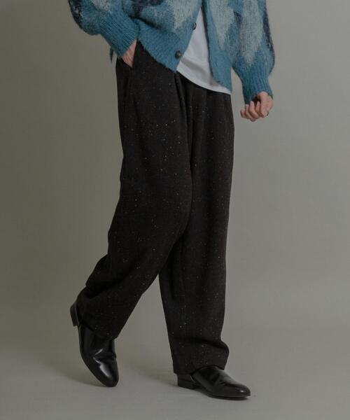 SENSE OF PLACE by URBAN RESEARCH(センスオブプレイスバイアーバンリサーチ)の「カラーネップワンタックバレルパンツ(その他パンツ・メンズ・ブラック/ライトベージュ/ダークブラウン・MEDIUM/LARGE)」の9枚目の写真