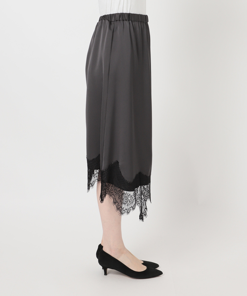 レースサテンスカート（スカート）｜Spick & Span（スピックアンド