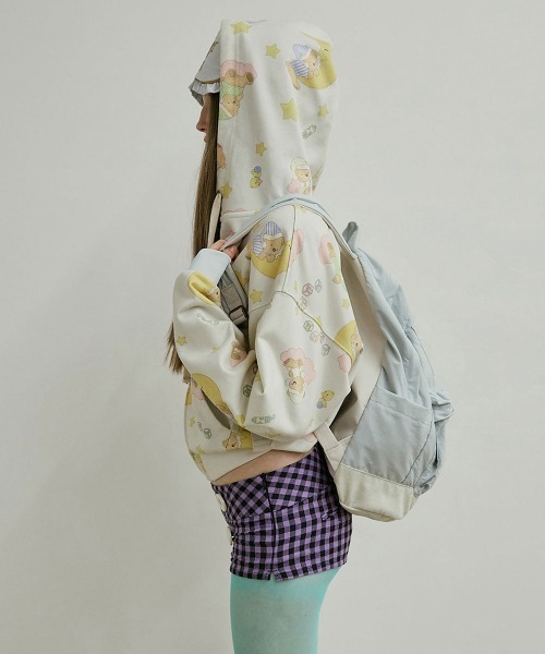 SCULPTOR（スカルプター）の「Grumpy Girl Nylon Backpack（バックパック/リュック・レディース・ピンク/セージグリーン/ネイビー・FREE）」の6枚目の写真