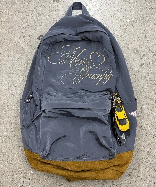 SCULPTOR（スカルプター）の「Grumpy Girl Nylon Backpack（バックパック/リュック・レディース・ピンク/セージグリーン/ネイビー・FREE）」の9枚目の写真