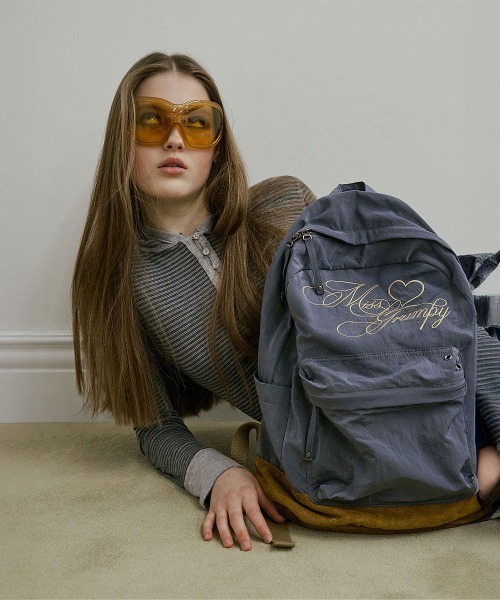 SCULPTOR（スカルプター）の「Grumpy Girl Nylon Backpack（バックパック/リュック・レディース・ピンク/セージグリーン/ネイビー・FREE）」の10枚目の写真