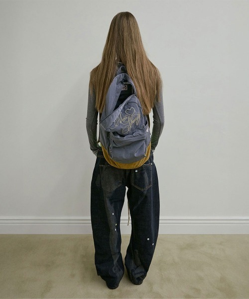 SCULPTOR（スカルプター）の「Grumpy Girl Nylon Backpack（バックパック/リュック・レディース・ピンク/セージグリーン/ネイビー・FREE）」の13枚目の写真