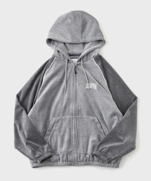 TIGHTBOOTH PRODUCTION | TBPR / タイトブースプロダクション VELOUR PIPING HOODED JKT(パーカー)