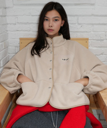 INJIACTIVE（インジアクティブ）の「インジアクティブ フリースジャケット ベージュ（その他アウター）」