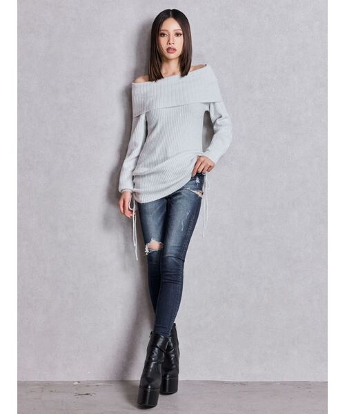 GYDA（ジェイダ）の「厚底　太ヒール　バルキーショートブーツ（ブーツ・レディース・ブラック・SMALL/MEDIUM/LARGE）」の7枚目の写真