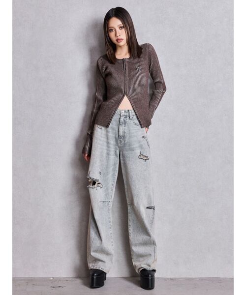 GYDA（ジェイダ）の「厚底　太ヒール　バルキーショートブーツ（ブーツ・レディース・ブラック・SMALL/MEDIUM/LARGE）」の16枚目の写真