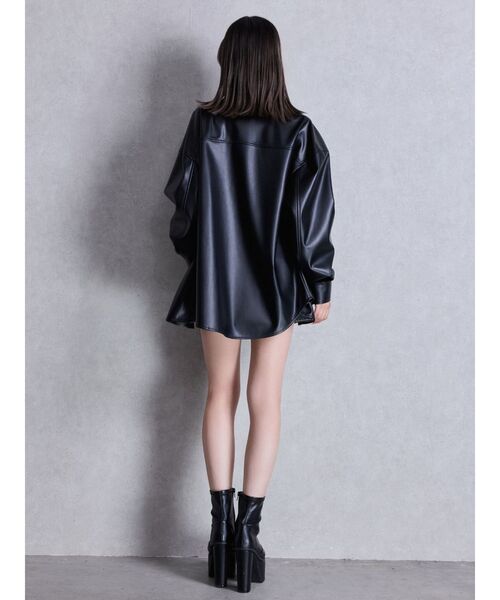 GYDA（ジェイダ）の「厚底　太ヒール　バルキーショートブーツ（ブーツ・レディース・ブラック・SMALL/MEDIUM/LARGE）」の22枚目の写真