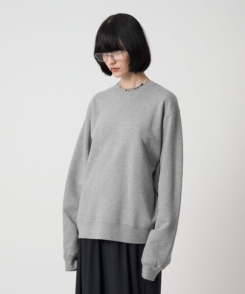 H　BEAUTY&YOUTH UNITED ARROWS（エイチビューティーアンドユースユナイテッドアローズ）の「＜H＞ドライスウェット バックガゼット プルオーバー（スウェット・レディース・ワイン/グレー系・FREE）」の3枚目の写真