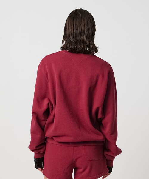 H　BEAUTY&YOUTH UNITED ARROWS（エイチビューティーアンドユースユナイテッドアローズ）の「＜H＞ドライスウェット バックガゼット プルオーバー（スウェット・レディース・ワイン/グレー系・FREE）」の5枚目の写真