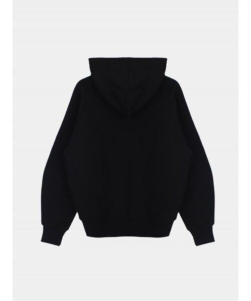 KINETO(キネト)の「ラグランエンブレムブローチフード_ブラック_ウィメン(パーカー・レディース・その他・MEDIUM/LARGE)」の3枚目の写真