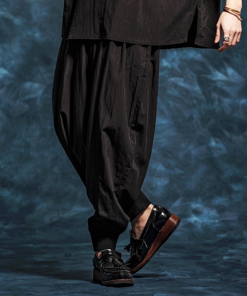 Jih Nunc(ジーヌンク)の「mp14511-トロピカルバルーンリブパンツ(JIH-R1155)(その他パンツ・メンズ・ブラック/パープル/グレー/ホワイト・M/S/L)」の5枚目の写真