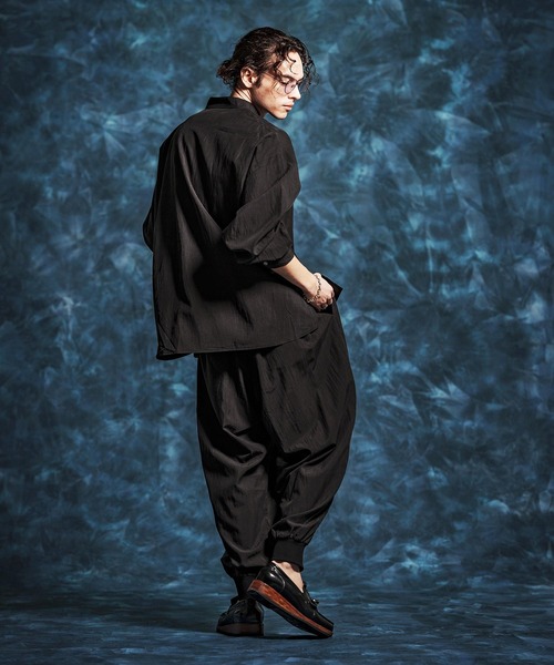 Jih Nunc(ジーヌンク)の「mp14511-トロピカルバルーンリブパンツ(JIH-R1155)(その他パンツ・メンズ・ブラック/パープル/グレー/ホワイト・M/S/L)」の8枚目の写真