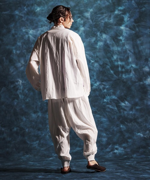 Jih Nunc(ジーヌンク)の「mp14511-トロピカルバルーンリブパンツ(JIH-R1155)(その他パンツ・メンズ・ブラック/パープル/グレー/ホワイト・M/S/L)」の14枚目の写真