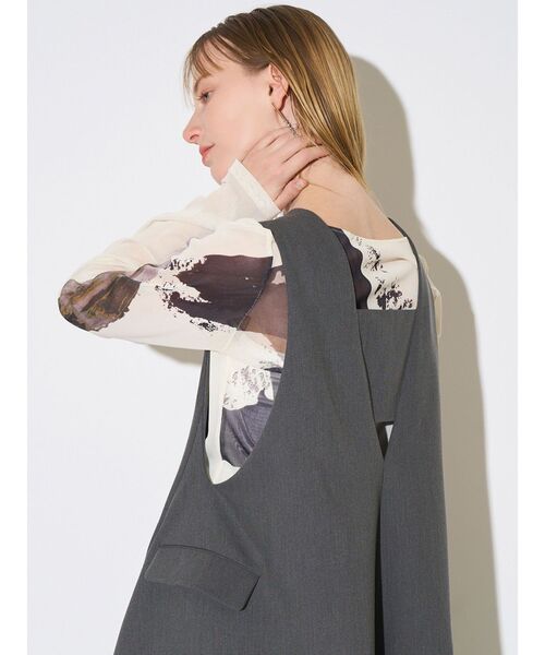 ELENDEEK(エレンディーク)の「オーレグリントスキンカットソー(Tシャツ/カットソー・レディース・ライトブルー/ブラック/アイボリー・FREE)」の9枚目の写真