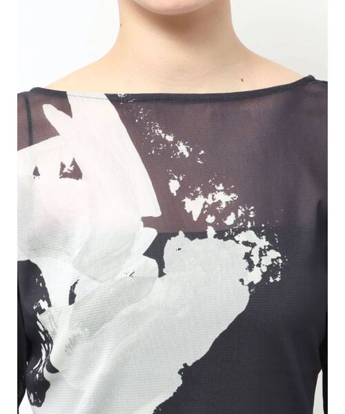 ELENDEEK（エレンディーク）の「オーレグリントスキンカットソー（Tシャツ/カットソー・レディース・ライトブルー/ブラック/アイボリー・FREE）」の12枚目の写真