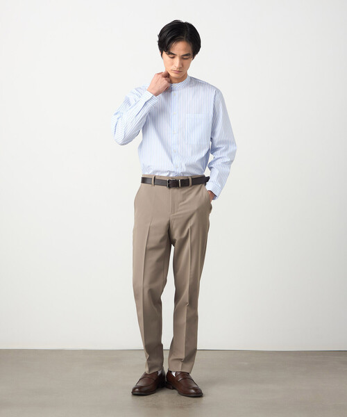 COMME CA ISM（コムサイズム）の「【セットアップ対応】ウールライク テーパードスラックス（スラックス・メンズ・ネイビー/ベージュ/ブラック/グレー・SMALL/MEDIUM/LARGE）」の20枚目の写真