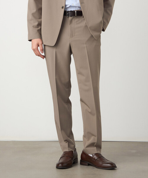 COMME CA ISM（コムサイズム）の「【セットアップ対応】ウールライク テーパードスラックス（スラックス・メンズ・ネイビー/ベージュ/ブラック/グレー・SMALL/MEDIUM/LARGE）」の21枚目の写真