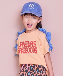 MARKEY'S | チェックショルダーフリルＴシャツ(Tシャツ/カットソー)