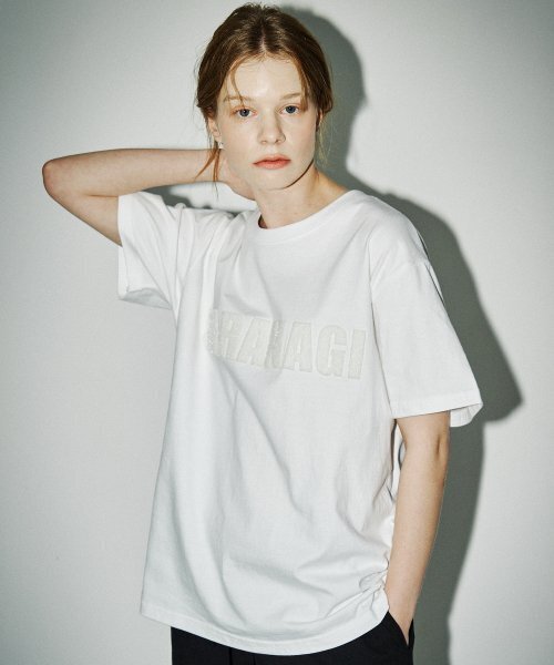 SARANAGI(サラナギ)の「SE06-PATCH TSHIRT WHITE-WHITE(Tシャツ/カットソー・レディース・その他・FREE)」の2枚目の写真