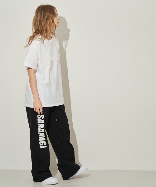 SARANAGI(サラナギ)の「SE06-PATCH TSHIRT WHITE-WHITE(Tシャツ/カットソー・レディース・その他・FREE)」の5枚目の写真