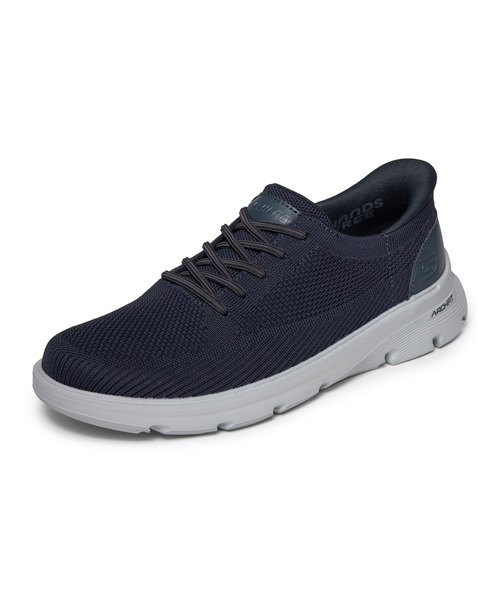 SKECHERS(スケッチャーズ)の「スケッチャーズ ハンズフリースリップインズ リラックスドフィット:アーチフィット ガルザ - オクタヴィアス(ドレスシューズ・メンズ・インディゴブルー/ライトブラウン・25.5cm/26cm/26.5cm/27cm/27.5cm/25cm)」の1枚目の写真