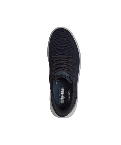 SKECHERS(スケッチャーズ)の「スケッチャーズ ハンズフリースリップインズ リラックスドフィット:アーチフィット ガルザ - オクタヴィアス(ドレスシューズ・メンズ・インディゴブルー/ライトブラウン・25.5cm/26cm/26.5cm/27cm/27.5cm/25cm)」の3枚目の写真