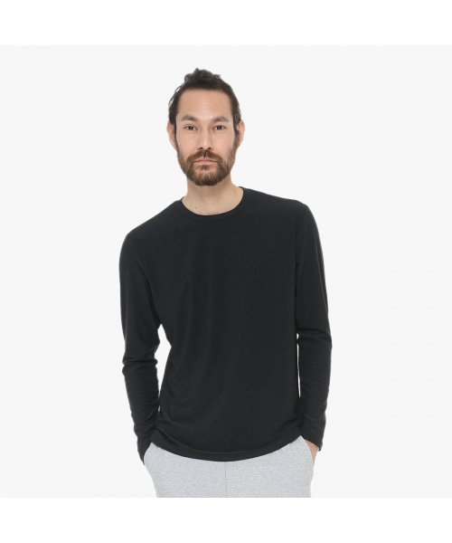 MO SPORTS(モースポーツ)の「モソフト長袖Tシャツ メンズ(ブラック)(Tシャツ/カットソー・メンズ・その他・XL/L)」の1枚目の写真