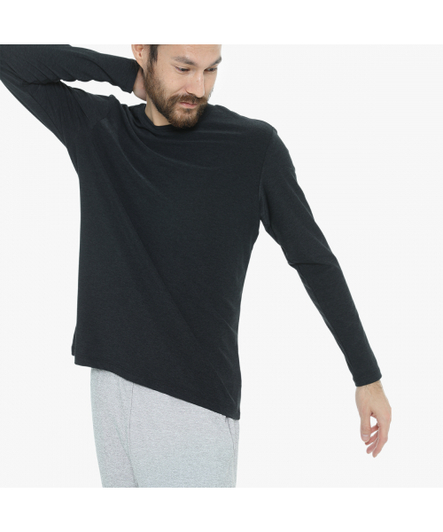 MO SPORTS(モースポーツ)の「モソフト長袖Tシャツ メンズ(ブラック)(Tシャツ/カットソー・メンズ・その他・XL/L)」の2枚目の写真