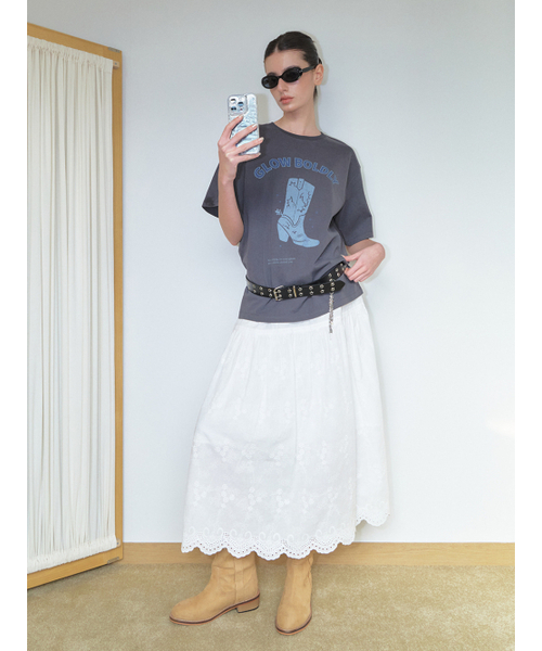 ETMON(エトモン)の「Boldly Graphic T-Shirt, Charcoal(Tシャツ/カットソー・レディース・その他・FREE)」の2枚目の写真