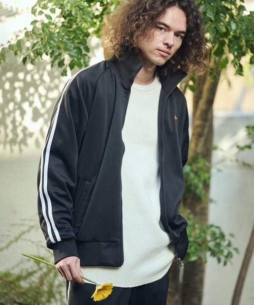 UN-FILLED(アンフィルド)の「mj11350- GARBERA EMB TRACK JACKET トラックジャケット(SDUF-2607)(その他アウター・メンズ・グレー系その他/ベージュ系その他/ブラック×ホワイト・XL/L/M)」の2枚目の写真