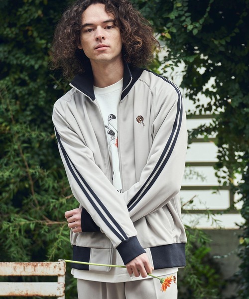 UN-FILLED(アンフィルド)の「mj11350- GARBERA EMB TRACK JACKET トラックジャケット(SDUF-2607)(その他アウター・メンズ・グレー系その他/ベージュ系その他/ブラック×ホワイト・XL/L/M)」の5枚目の写真