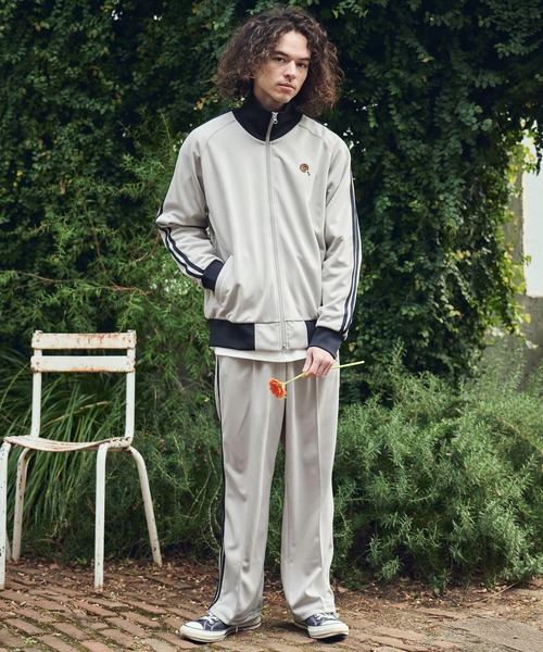 UN-FILLED(アンフィルド)の「mj11350- GARBERA EMB TRACK JACKET トラックジャケット(SDUF-2607)(その他アウター・メンズ・グレー系その他/ベージュ系その他/ブラック×ホワイト・XL/L/M)」の7枚目の写真