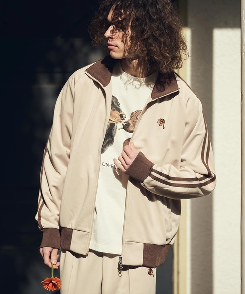 UN-FILLED(アンフィルド)の「mj11350- GARBERA EMB TRACK JACKET トラックジャケット(SDUF-2607)(その他アウター・メンズ・グレー系その他/ベージュ系その他/ブラック×ホワイト・XL/L/M)」の10枚目の写真
